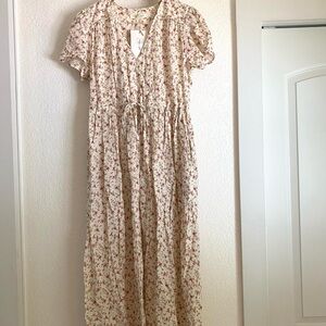 Christy Dawn Floral V-Neck Dress